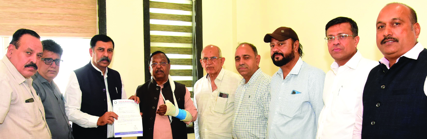 चेम्बर प्रतिनिधि मंडल ने कृषि मंत्री से की चर्चा चेम्बर प्रतिनिधि मंडल ने कृषि मंत्री से की चर्चा