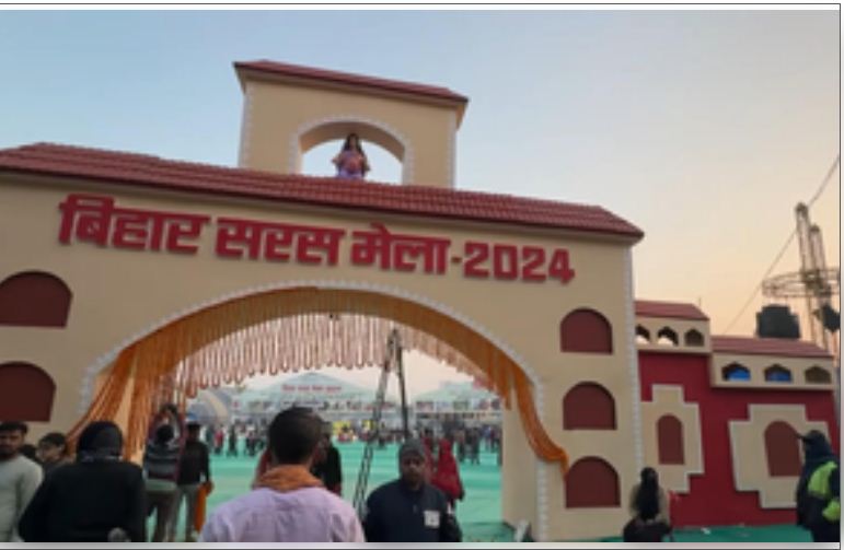 बिहार सरस मेला : गांधी मैदान में कई राज्यों की लोककला और हस्तशिल्प की प्रदर्शनी