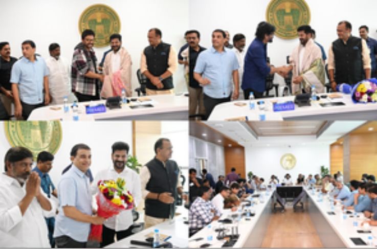 थिएटर भगदड़ विवाद : टॉलीवुड प्रतिनिधिमंडल ने तेलंगाना सीएम से मुलाकात की