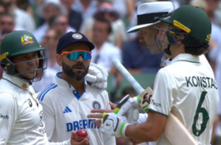 कोहली पर मेलबर्न में कोंस्टास के साथ मैदान पर विवाद के लिए जुर्माना लगाया जाएगा 