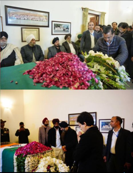 मनमोहन सिंह को श्रद्धांजलि देने वालों का तांता लगा, शनिवार को होगी अंत्येष्टि