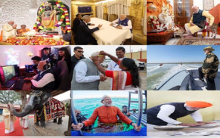 2024 में पीएम मोदी का सफर : जब कैमरे में कैद हुए यादगार लम्हें 