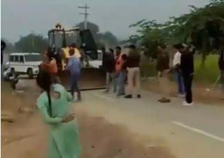 हरियाणा के नूंह में अवैध खनन की जांच के दौरान प्रवर्तन ब्यूरो की टीम पर हमला