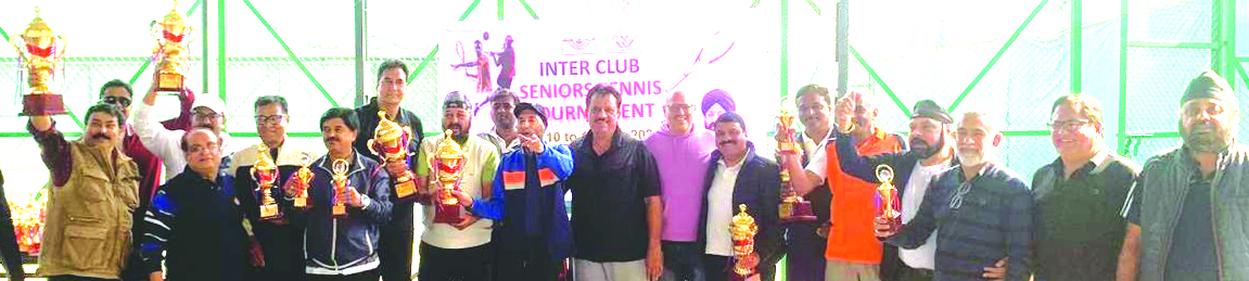 इंटर क्लब सीनियर टेनिस स्पर्धा फाइनल रहा जोश और उमंग भरा इंटर क्लब सीनियर टेनिस स्पर्धा फाइनल रहा जोश और उमंग भरा