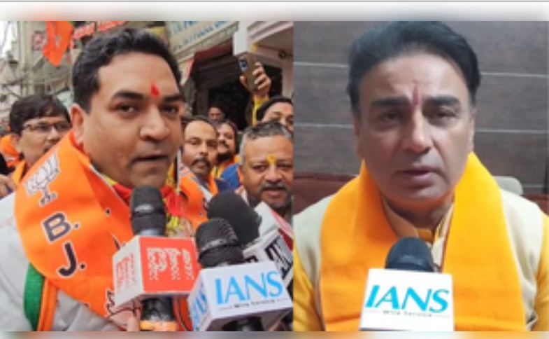 दिल्ली चुनाव : नामांकन से पहले भाजपा प्रत्याशियों ने 'आप' को घेरा 