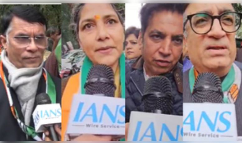 संदीप दीक्षित के नामांकन रैली में शामिल हुए कई दिग्गज कांग्रेसी, देवेंद्र यादव ने कहा- 'आप' डरी