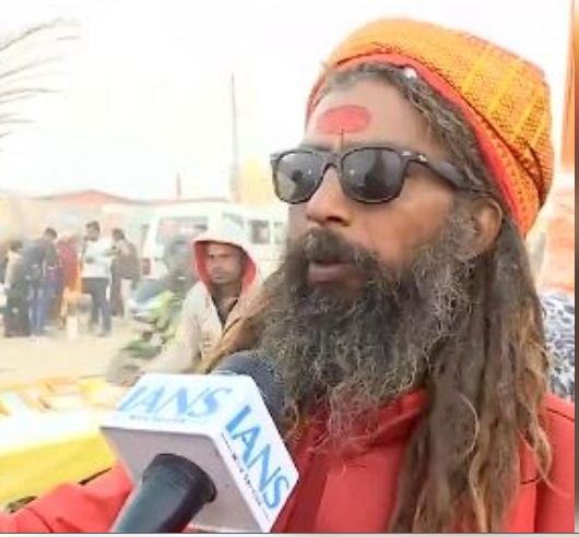 प्रयागराज पहुंचे 'बवंडर बाबा' 47 महीनों से एक अभियान को लेकर कर रहे हैं यात्रा 