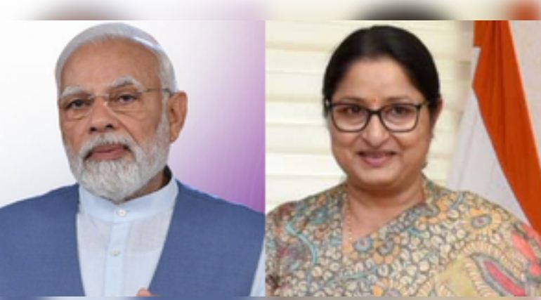 प्रधानमंत्री मोदी ने केंद्रीय मंत्री अन्नपूर्णा देवी को जन्मदिन की शुभकामनाएं दी