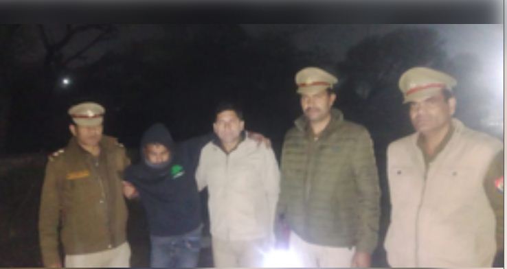 गाजियाबाद : पुलिस और गोकशों के बीच मुठभेड़, दो गिरफ्तार 