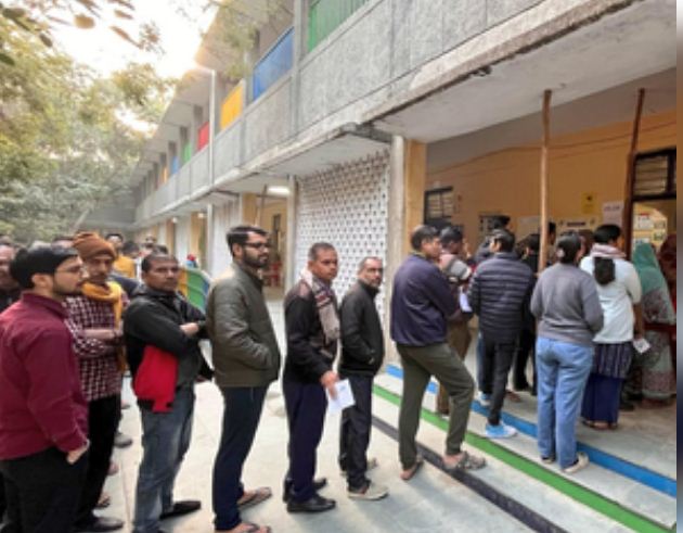 दिल्ली विधानसभा चुनाव 2025: सुबह 11 बजे तक 19.95 फीसदी मतदान 