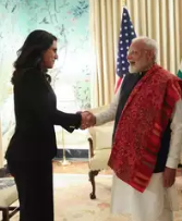 प्रधानमंत्री मोदी का अमेरिका में स्वागत करना सम्मान की बात: गबार्ड