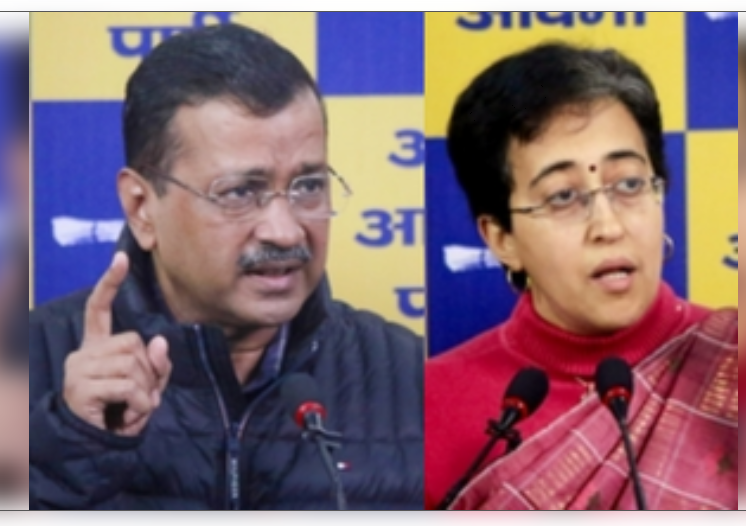 दिल्ली में सीएम के शपथ ग्रहण में शामिल होने के लिए अरविंद केजरीवाल और आतिशी को भी निमंत्रण 