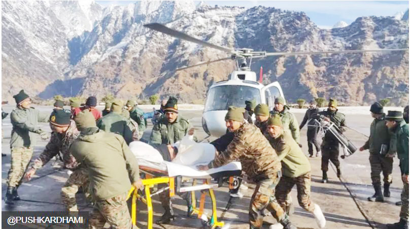 उत्तराखंड हिमस्खलन: 14 और मजदूरों को बचाया गया, एक मजदूर की मौत