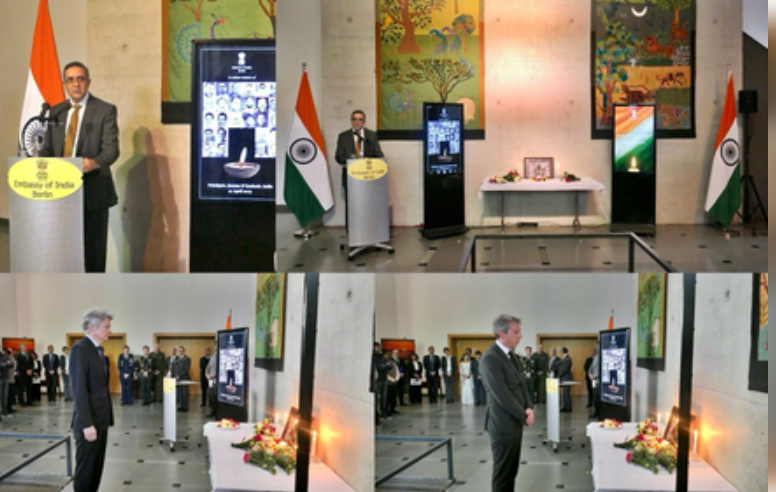 जर्मनी : भारतीय दूतावास ने पहलगाम आतंकी हमले में मारे गए लोगों को दी श्रद्धांजलि 