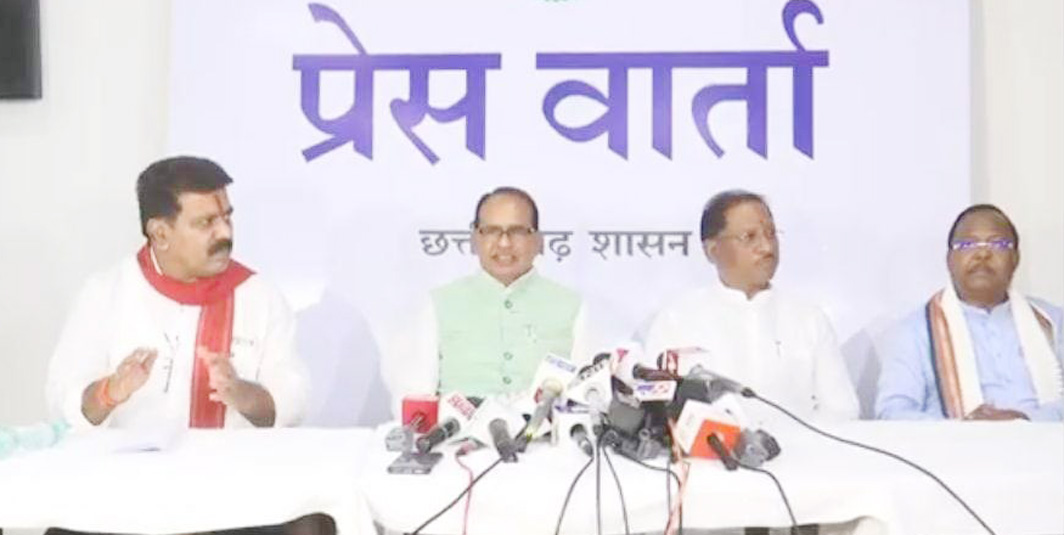 गरीब को घर न देने का पाप किया था भूपेश सरकार ने-चौहान गरीब को घर न देने का पाप किया था भूपेश सरकार ने-चौहान