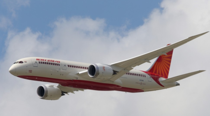 दिल्ली आ रहा एयर इंडिया का विमान तकनीकी समस्या के कारण हांगकांग वापस लौटा 