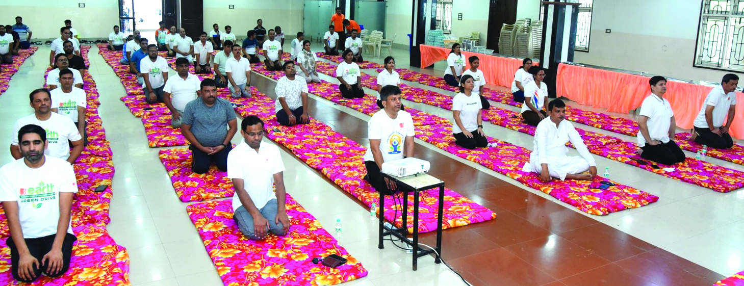 योग दिवस में बैंक ऑफ बड़ौदा की उत्साहपूर्ण भागीदारी