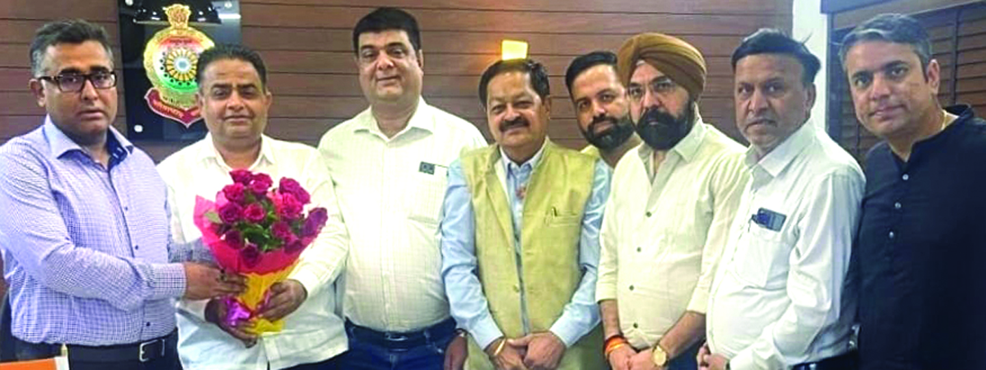 यातायात सुदृढ़ीकरण एवं अपराधिक घटनाएं रोकने पुलिस महानिरीक्षक से आग्रह-चेम्बर