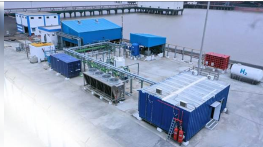 कांडला बंदरगाह पर भारत निर्मित 1 मेगावाट ग्रीन हाइड्रोजन पावर प्लांट का संचालन हुआ शुरू 
