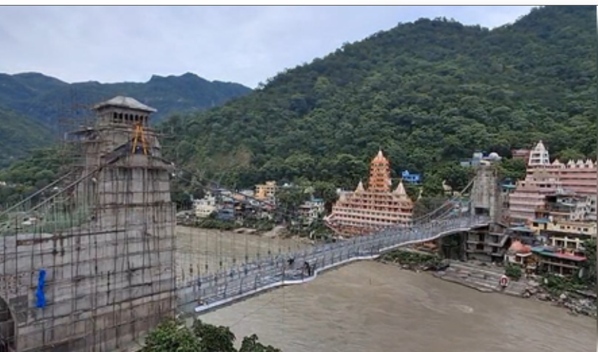 ऋषिकेश में पर्यटन को मिलेगा नया आयाम, अंतिम चरण में बजरंग सेतु का निर्माण 