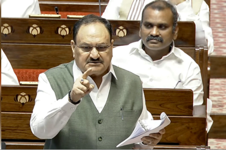 खड़गे ने लगाया पुलिस और मिलिट्री बुलाकर हाउस चलाने का आरोप, नड्डा ने किया खारिज 