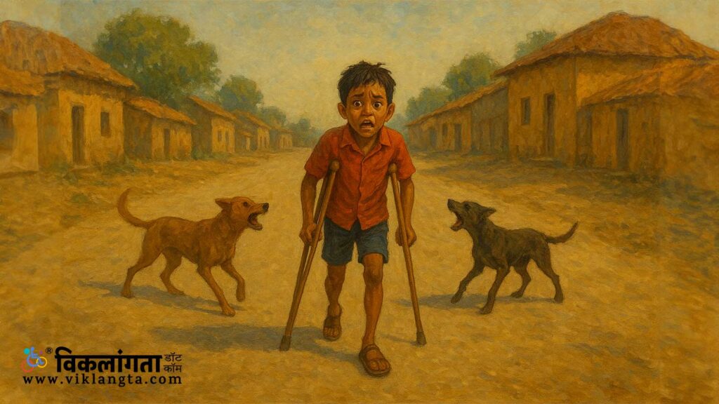 विकलांगजन और आवारा कुत्तों की दहशत