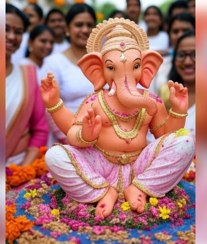 विनायक चतुर्थी की पूर्व संध्या पर 7,400 से अधिक छात्रों ने बनाया विश्व रिकॉर्ड 