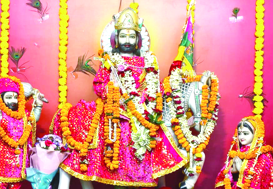 48वें बाबा रामदेव मंदिर वर्ष में रामदेवपिर बाबा भव्य शोभायात्रा