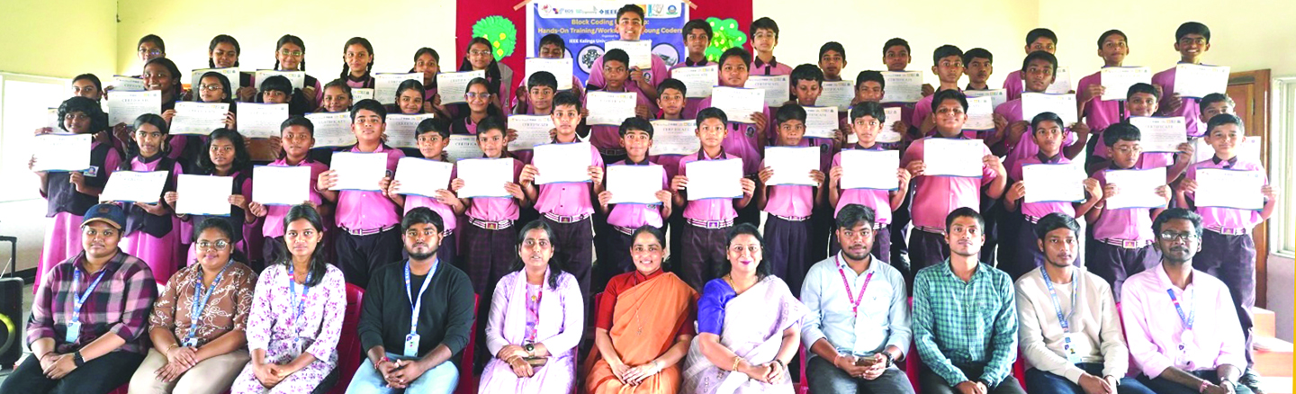 कोडिंग, रोबोटिक्स और समस्या एवं समाधान कौशल से परिचित कराने कलिंगा में कार्यशाला