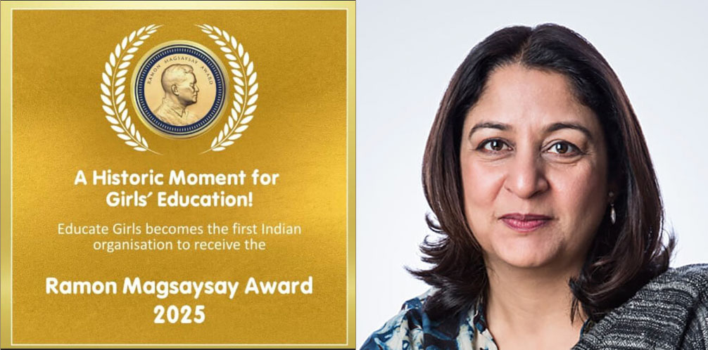 ‘छत्तीसगढ़’ का  संपादकीय : कन्या-शिक्षा में बड़े शानदार योगदान को मैग्सेसे पुरस्कार