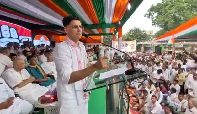 वोट चुराकर सत्ता हासिल करने वालों को जनता माफ नहीं करेगी- सचिन पायलट