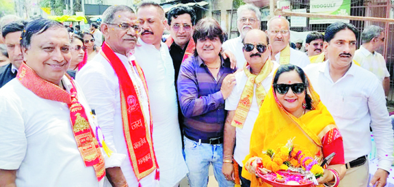 छत्तीसगढ़ चेंबर ने किया श्री अग्रसेन जयंती शोभायात्रा का भव्य स्वागत