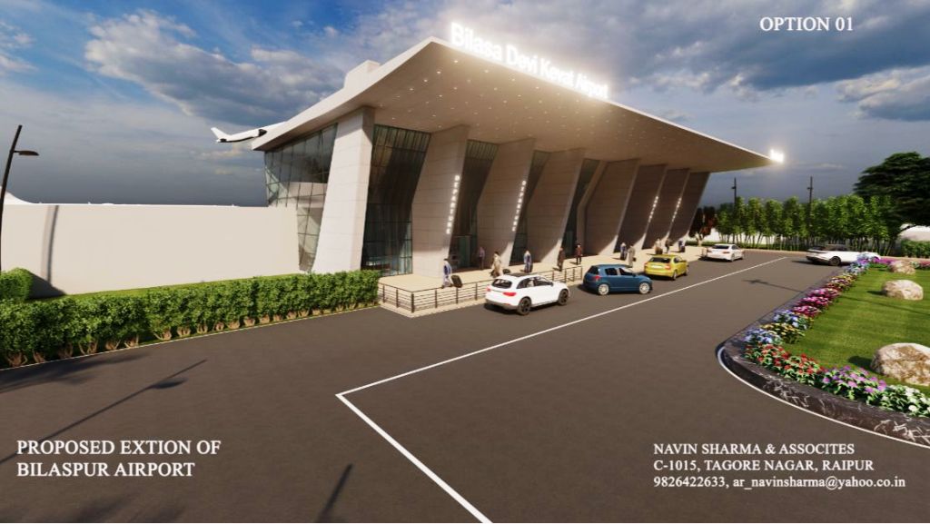 बिलासपुर एयरपोर्ट में नाइट लैंडिंग मशीन की स्थापना पूरी, अब होगी सिग्नलिंग व सुरक्षा की जांच