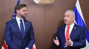 नेतन्याहू से मिले जेडी वेंस, कहा- अमेरिका और इसराइल मध्य पूर्व की तस्वीर बदल रहे हैं