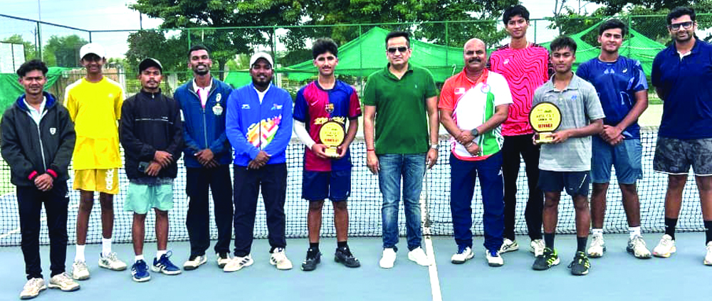 आरिज एवं सार्थक सीएस-3 टेनिस स्पर्धा फाइनल में