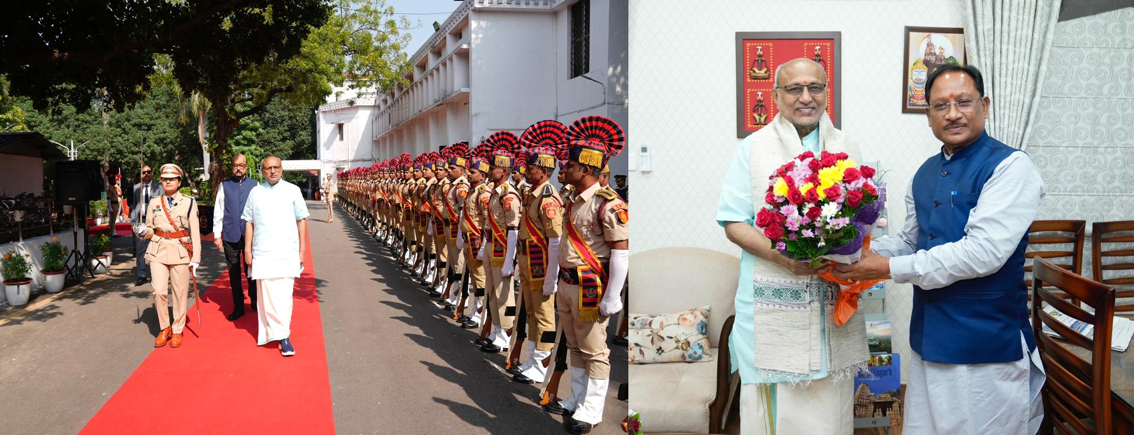 उपराष्ट्रपति को गार्ड ऑफ ऑनर 