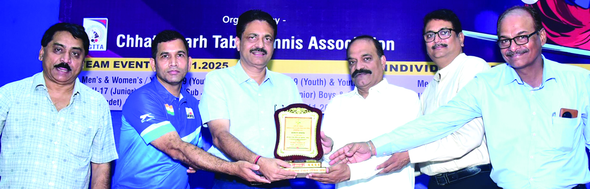 स्टेग ग्लोबल टेबल टेनिस स्पर्धा, रायपुर, दुर्ग एवं बिलासपुर मध्य अंतिम मुकाबले