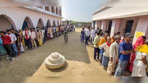 बिहार विधानसभा चुनाव के दूसरे और अंतिम चरण के लिए मतदान जारी