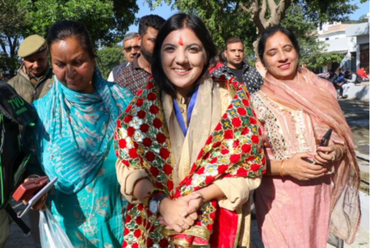 जम्मू-कश्मीर: उपचुनाव में भाजपा ने नगरोटा विधानसभा सीट बरकरार रखी