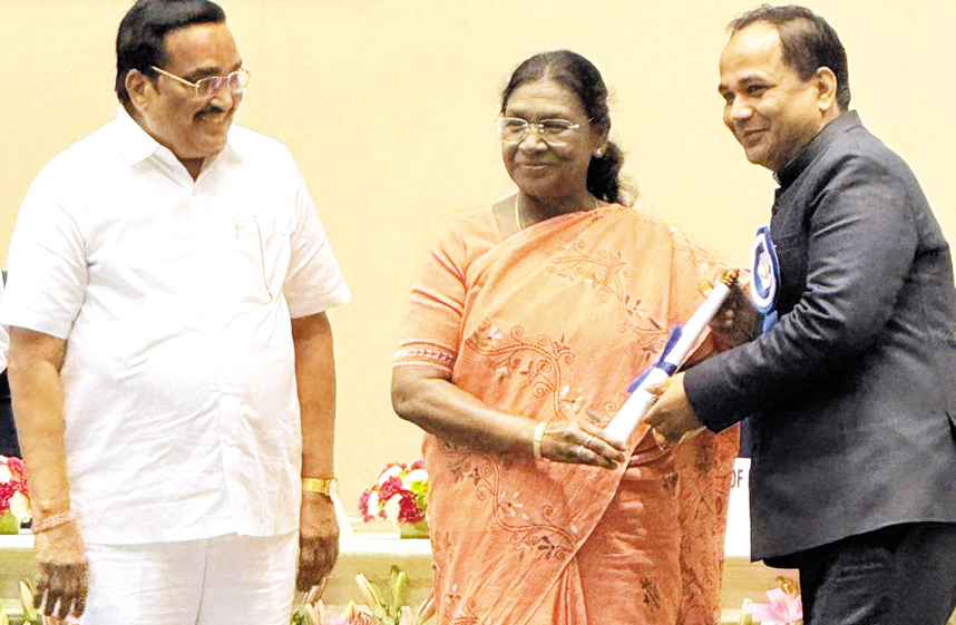 जल संचय में उत्कृष्ट कार्य, रायपुर जिला, नगर निगम पुरस्कृत