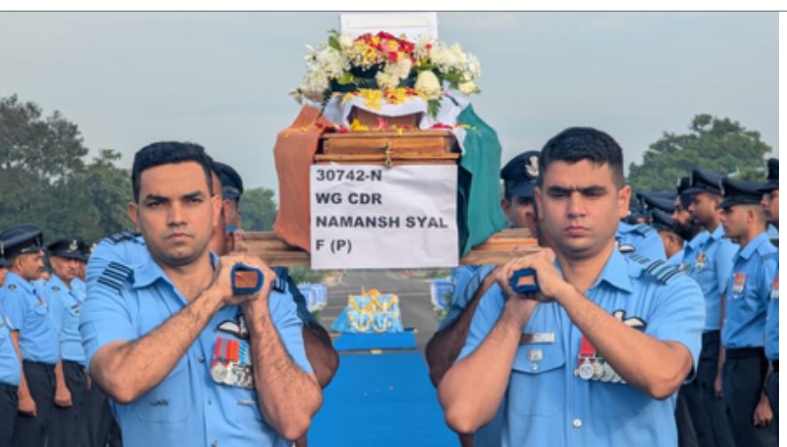 पायलट नमन स्याल के सर्वोच्च बलिदान को देश कभी भुला नहीं पाएगा : भारतीय वायुसेना 