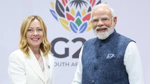 पीएम मोदी और जॉर्जिया मेलोनी की मुलाक़ात, इन मुद्दों पर हुई चर्चा