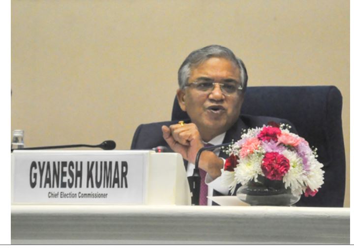 2026 में 35 देशों के फोरम इंटरनेशनल आईडीईए का नेतृत्व करेंगे सीईसी ज्ञानेश कुमार