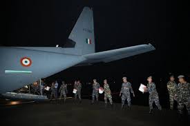 भारतीय वायु सेना का विमान श्रीलंका के लिए आपातकालीन राहत सामग्री लेकर पहुंचा