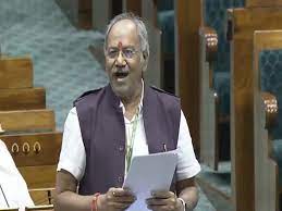 सांसद बृजमोहन ने उठाया चूना पत्थर पुनर्वर्गीकरण का  मुद्दा