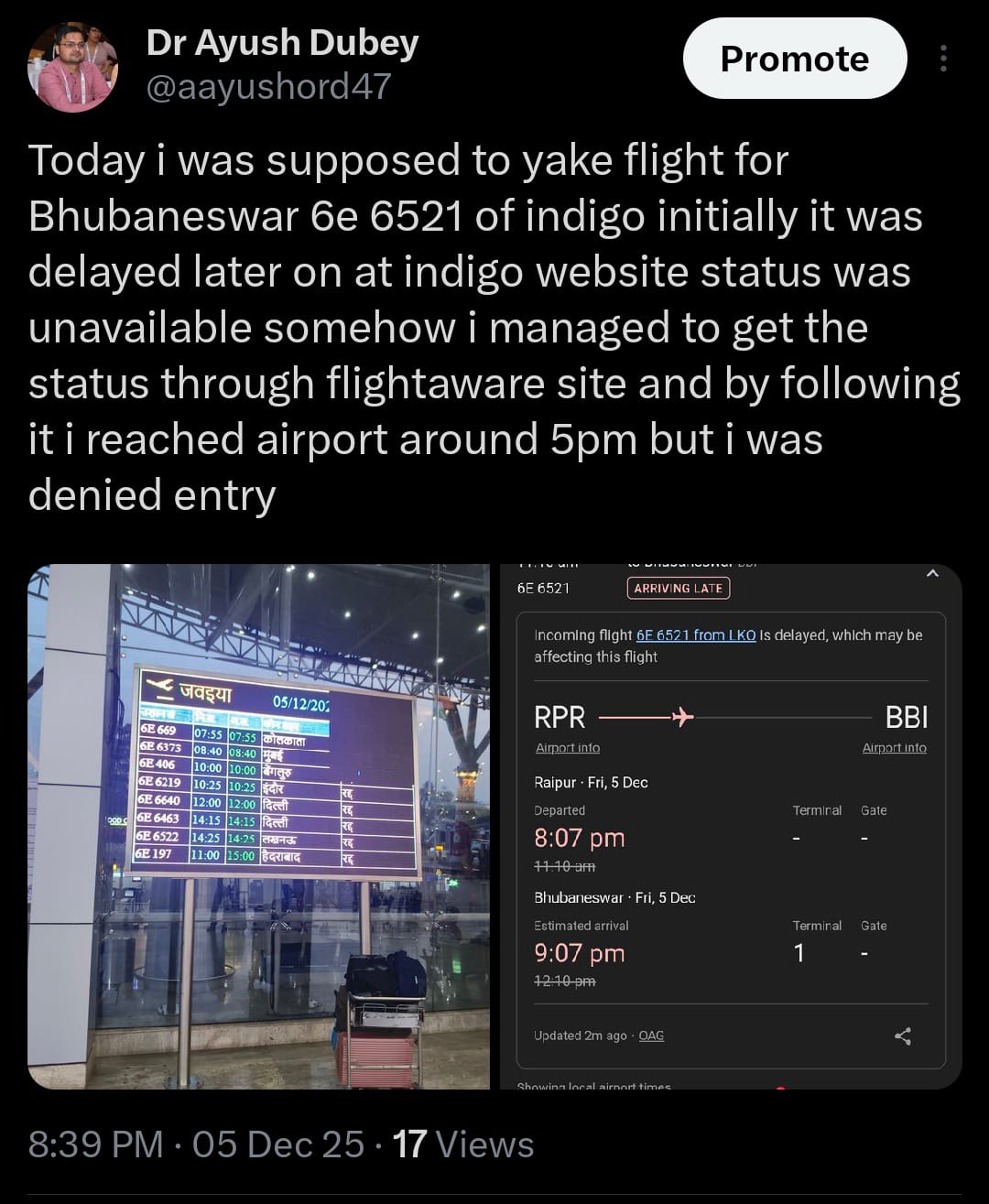 इंडिगो के कारण दुबे दंपत्ति बिलेटेड एनीवर्सरी मनाएगी 