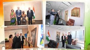 शंघाई में भारतीय वाणिज्य दूतावास भवन का उद्घाटन