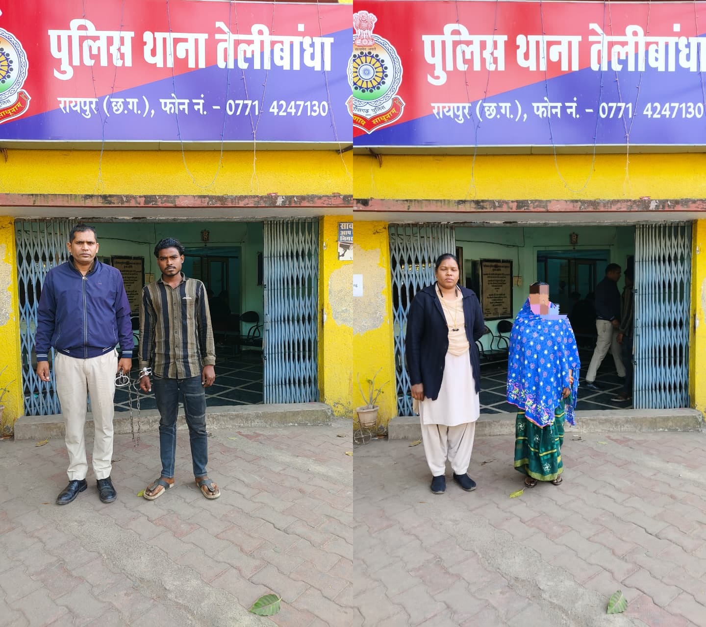 राम मंदिर के बाहर सोने की चेन लूटने और उसे खरीदने वाले दो गिरफ्तार 