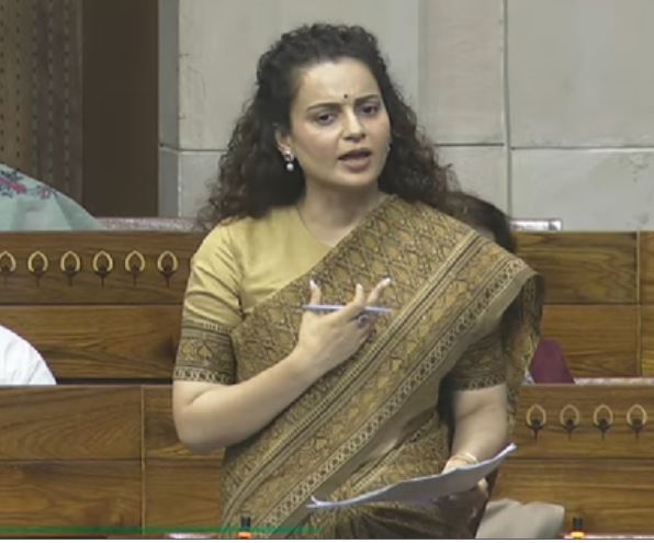 सदन में विपक्ष पर जमकर बरसीं कंगना रनौत, याद दिलाया 'इंदिरा गांधी वर्सेस राज नारायण' केस