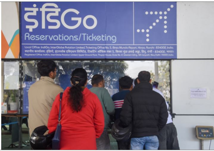 इंडिगो को मिला 58.75 करोड़ रुपए का टैक्स नोटिस